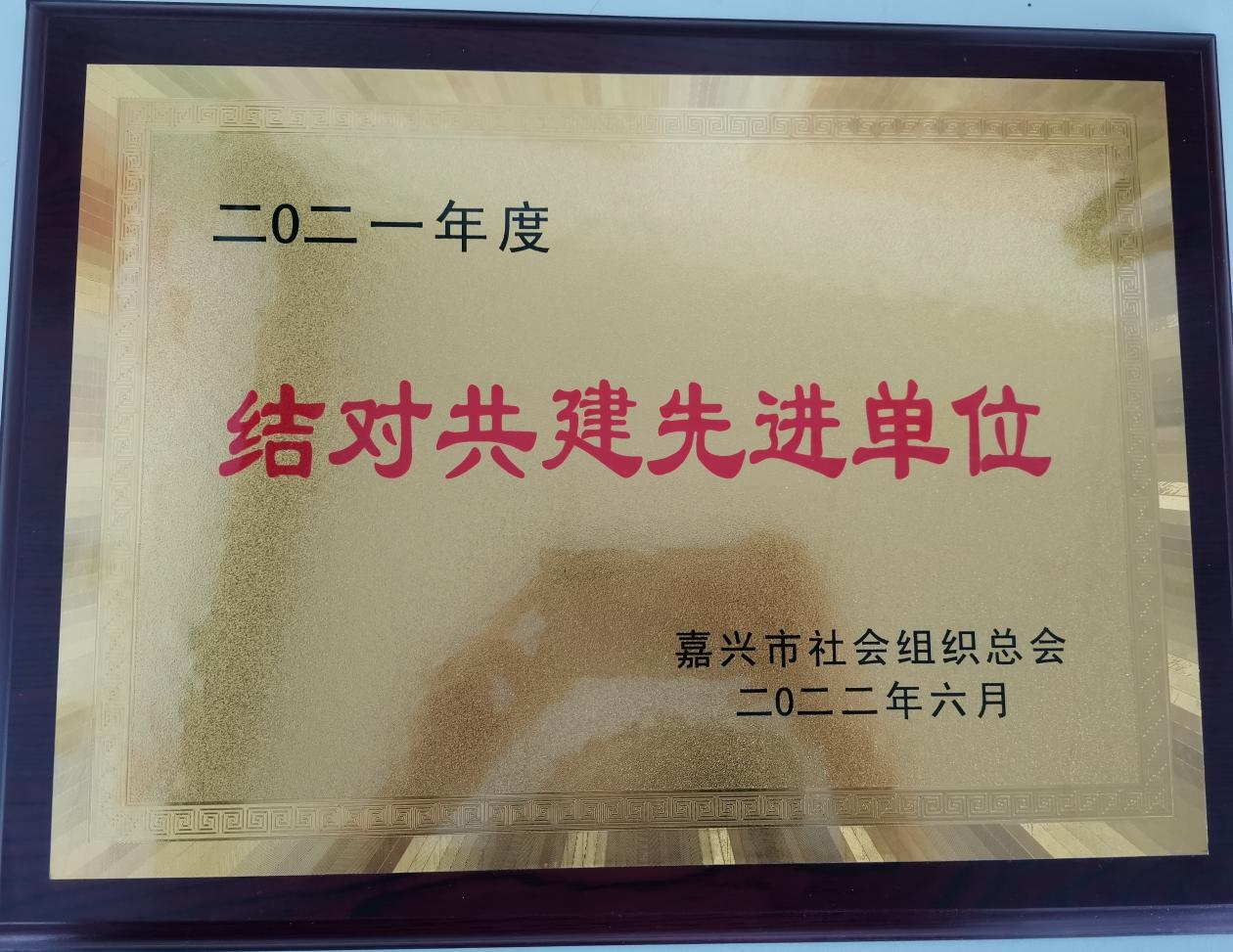 【喜报】嘉兴市重庆商会被社会组织总会评为 结对共建先进单位